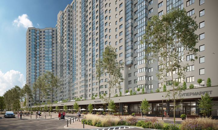 2-к. квартира, 61,6 м², 7/25 эт.