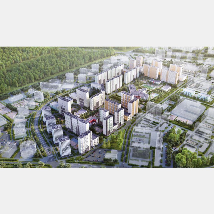 1-к. квартира, 30,9 м², 21/25 эт.