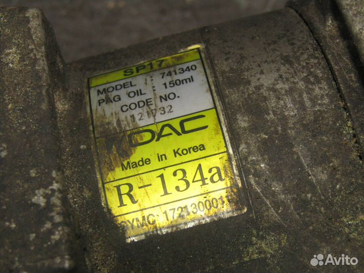 Компрессор кондиционера SsangYong Actyon 2 рест