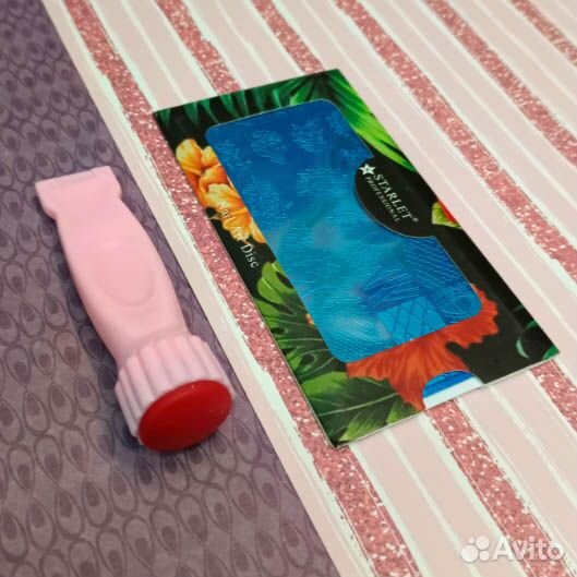 Набор для стемпинга (пластина в ассорт, 1штамп)