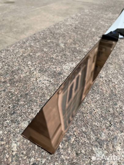 Молдинг плоский розовое золото глянцевый