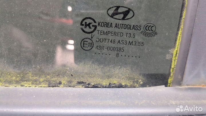 Дверь боковая левая задняя Hyundai Santa Fe, 2008