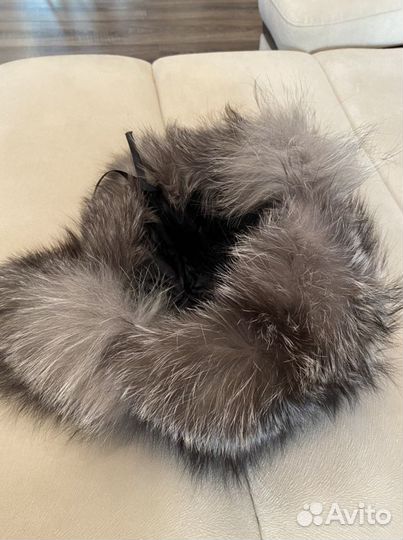 Шапка чернобурка женская