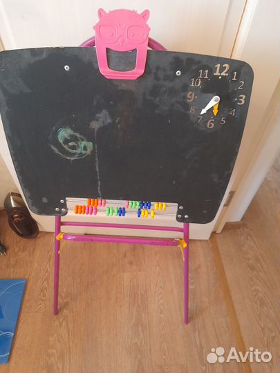 Доска для рисования маркером и мелом б/у