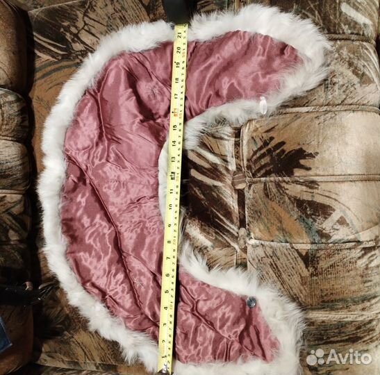 Меховой воротник песец