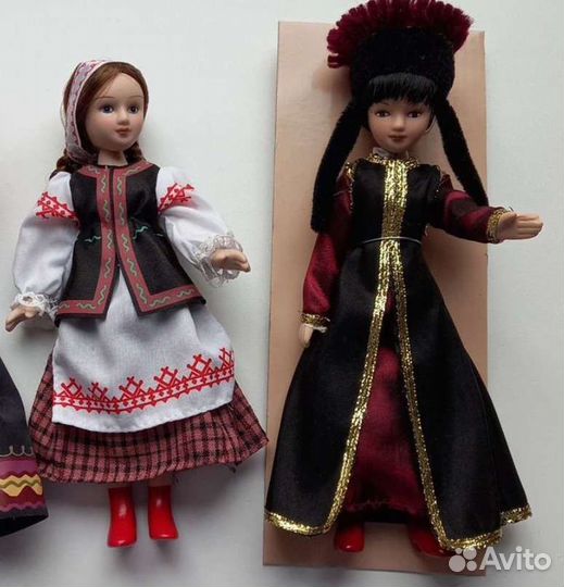 Кукла фарфоровая ручной работы с журналом