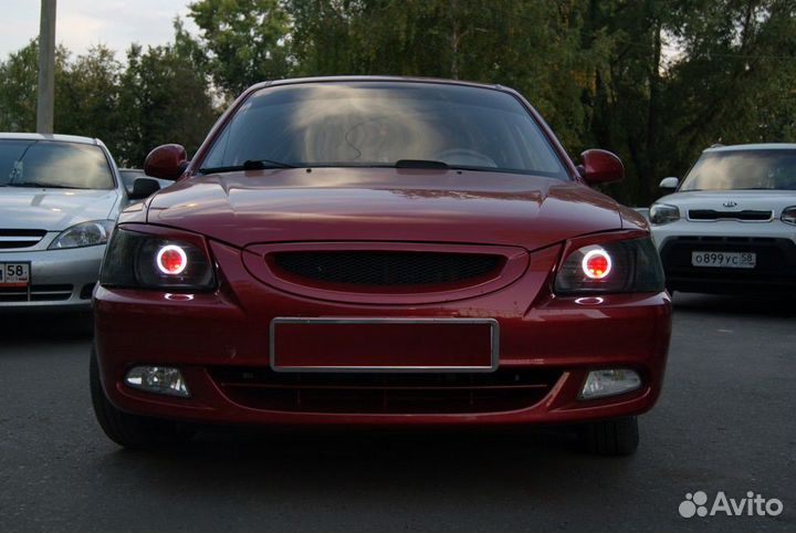 Би-линзы ксенон Hyundai Accent