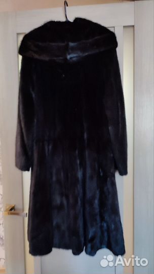 Шуба норковая 42 44 черная