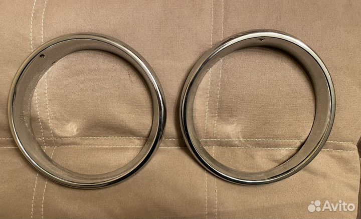 Ваз 2101 - 02 хром ободки фар СССР новые