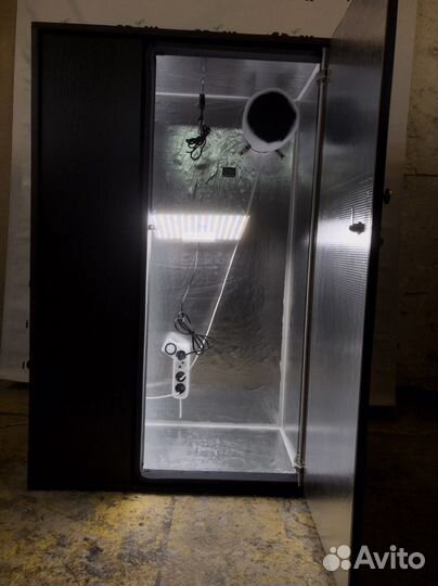 Гроубокс 125х80х50 под ключ / полный стелс