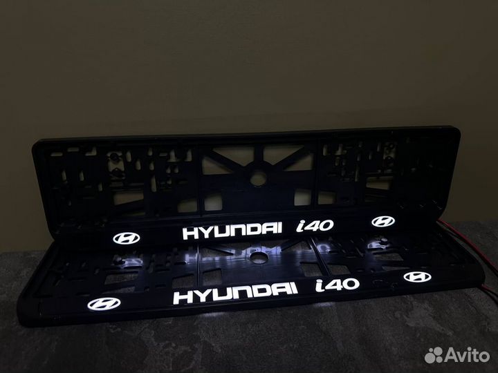 Рамка номерного знака led подсветка