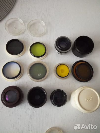 Фотоэкспонометр, фильтры, объектив, кольца