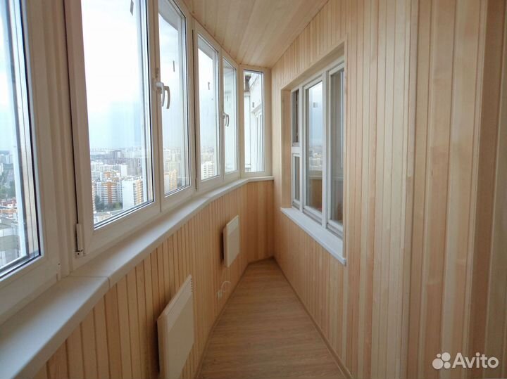 Остекление и отделка балконов