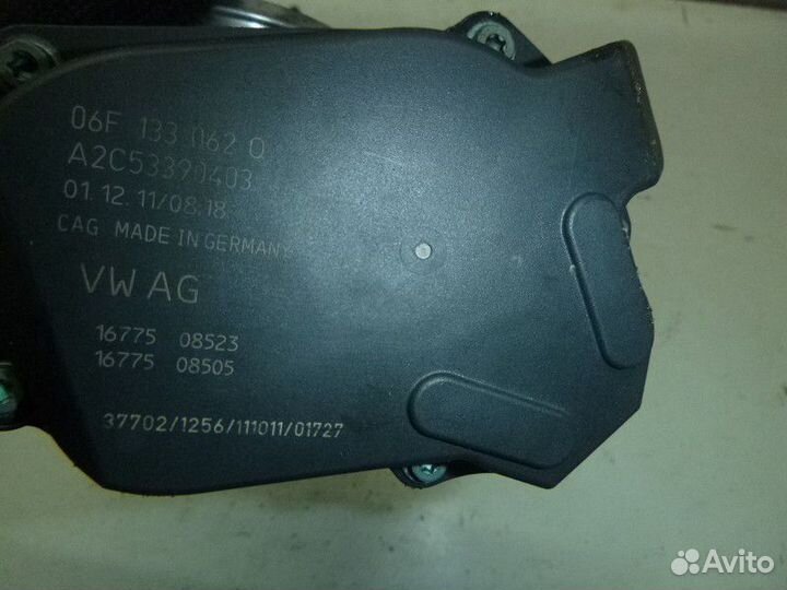 Заслонка дросельная электрическая audi A4 B8 2007