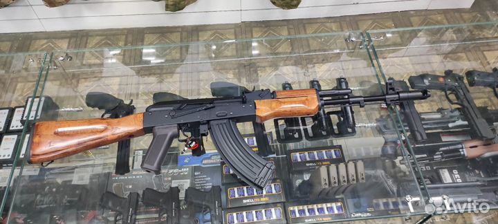 Страйкбольный привод ак 74 Сталь Дерево