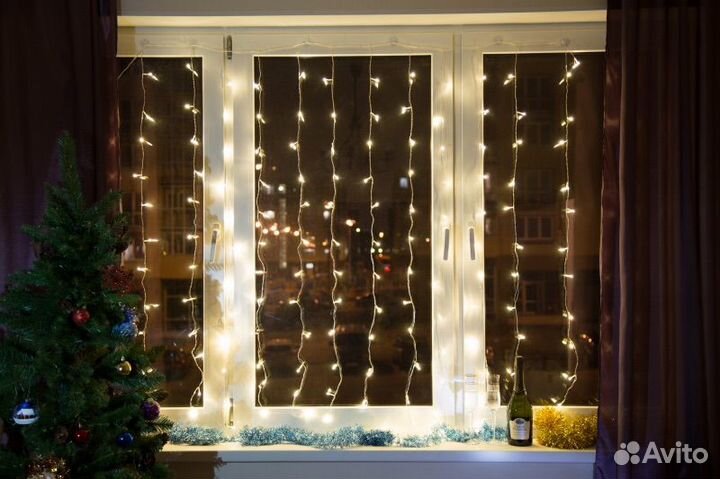 Гирлянда штора