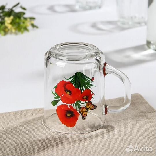 Кружка «Букеты», 250 мл, рисунок микс