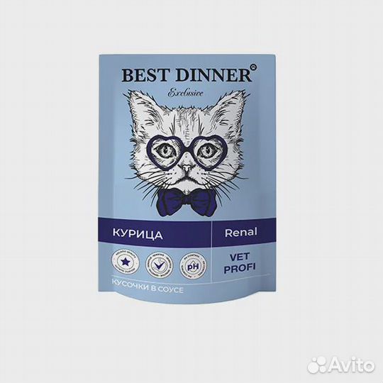 Best Dinner Exclusive Vet Profi Renal кусочки в со