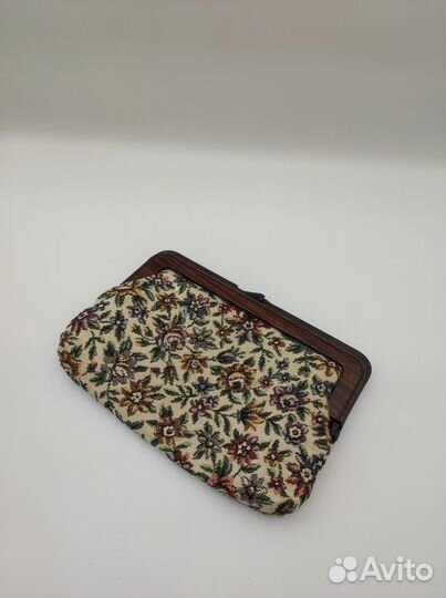 Клатч, ГДР, пластмасса, текстиль, сер. XX в. Б197