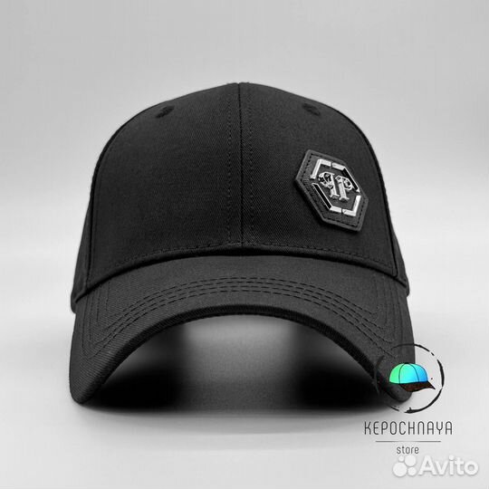 Бейсболка Philipp Plein Премиум чёрная