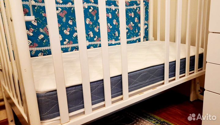 Матрас детский для новорождённых 120 60