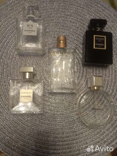 Пустые флаконы от парфюма