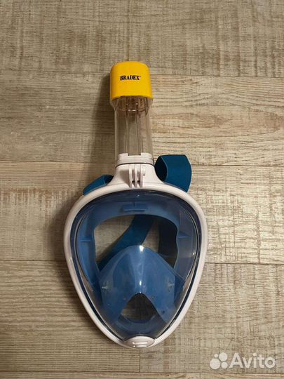 Маска для подводного плавания с трубкой