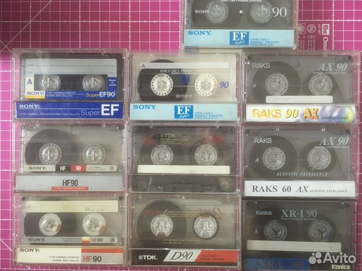 Аудиокассеты запечатанные и другие