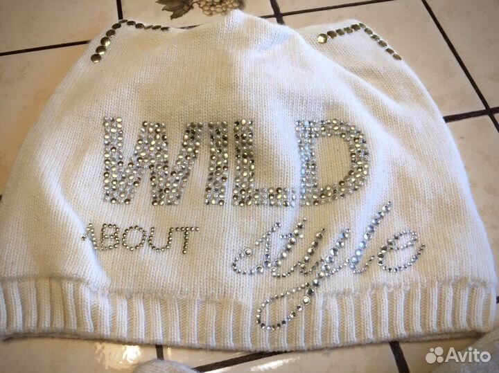 Зимняя шапка девочке 52-54