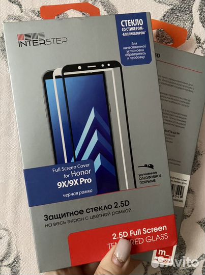 Защитное стекло Honor 9X/9X Pro, новое