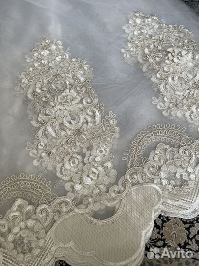 Комплект шторы и тюль новые