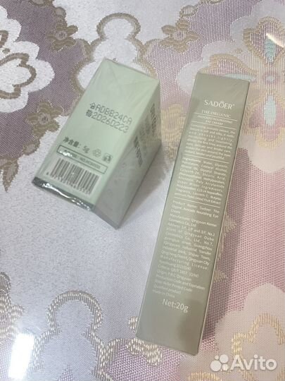 Пудра и крем для глаз