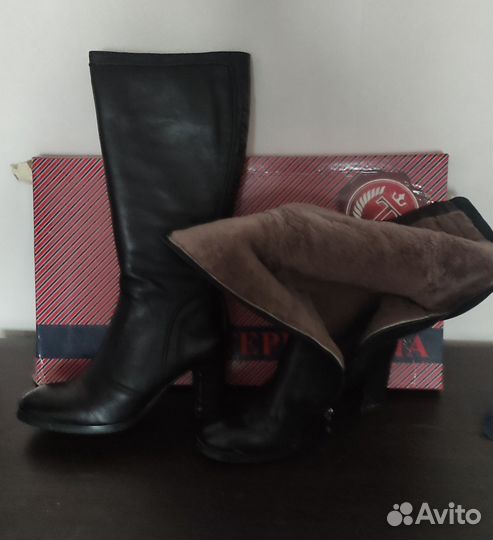Сапоги натуральная кожа 39 р