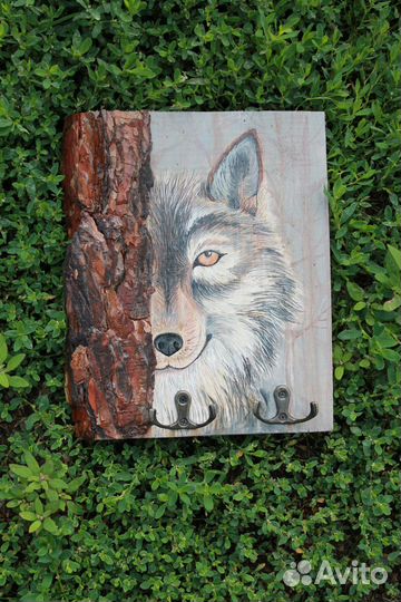 Ключница настенная из дерева