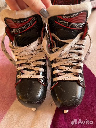 Хоккейные коньки bauer детские