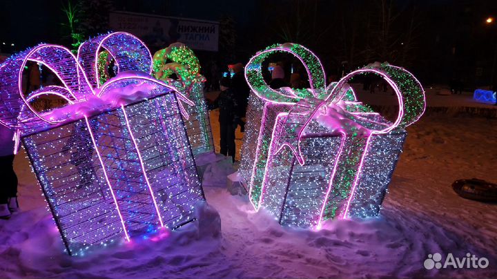 Светодиодные фигуры для уличного оформления