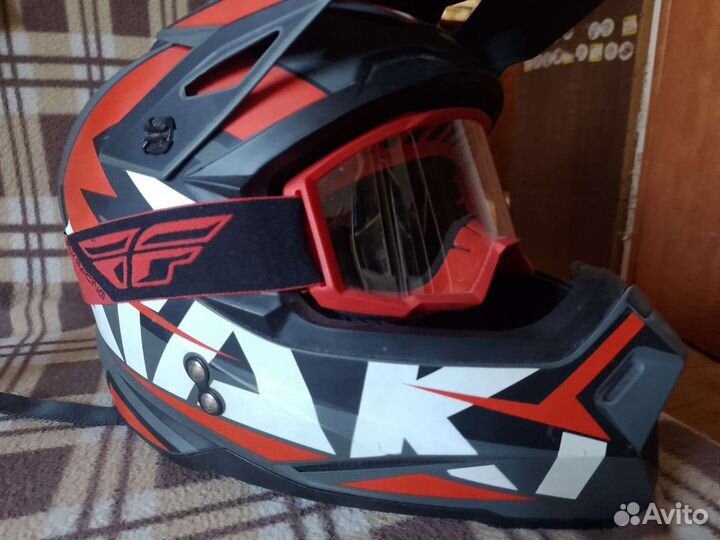 Кроссовый шлем ataki