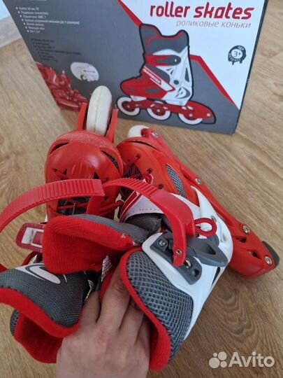 Роликовые коньки детские раздвижные