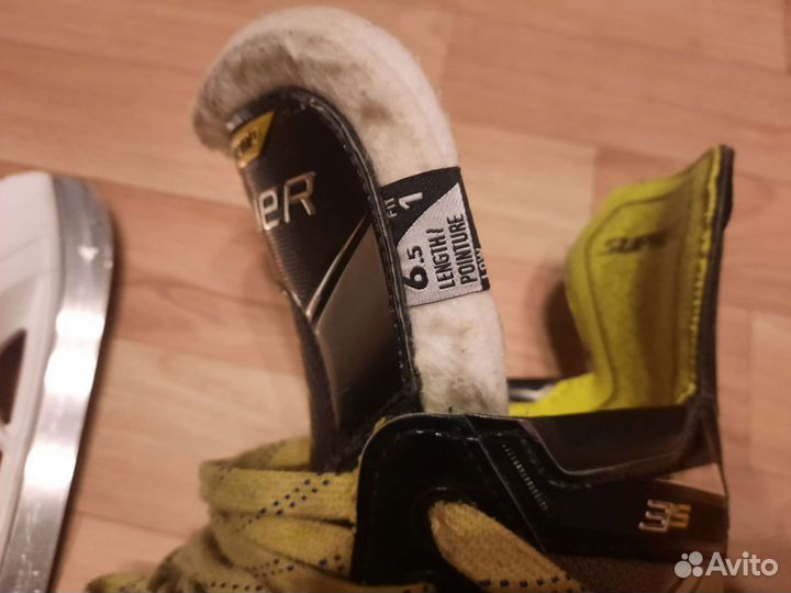 Хоккейные коньки bauer 3s взрослые 6.5 fit 1