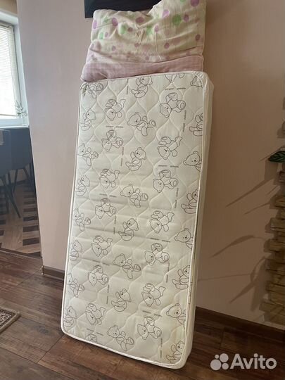 Матрац детский 120х60 с простыней