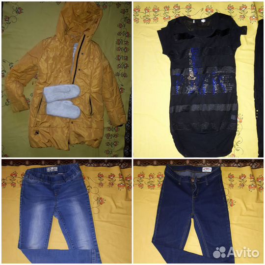 Одежда пакетом 140-146 рост на девочку