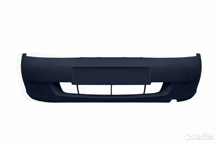 Бампер передний Калина в цвет черный 665 Космос