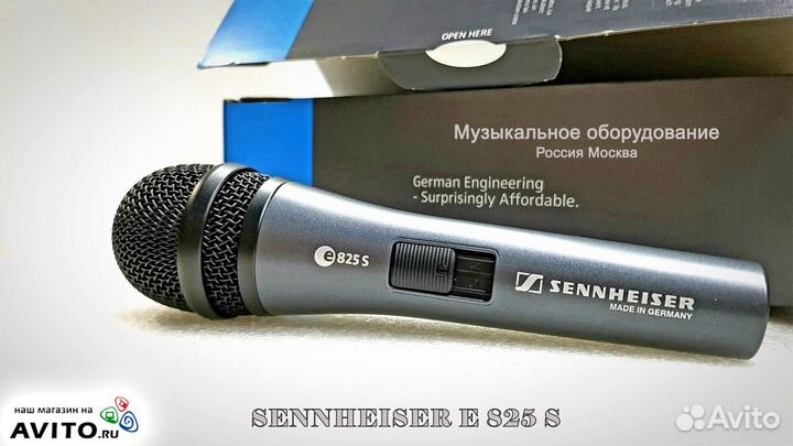 Вокальный микрофон Sennheiser E 825-S Новый