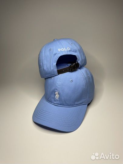Кепка polo ralph lauren голубая мужская женская