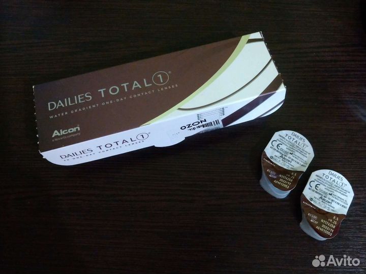Линзы однодневные Alcon dailies total one +4,25
