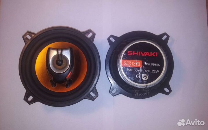 Автомобильные динамики 13 см shivaki