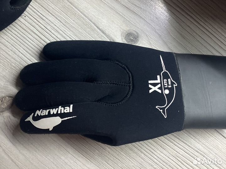 Перчатки для подводной охоты 5 мм