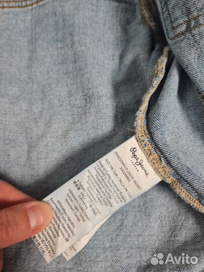 Джинсовая куртка pepe jeans размер 128