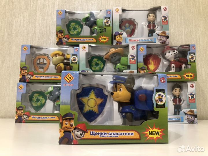 Щенячий патруль фигурки героев новые