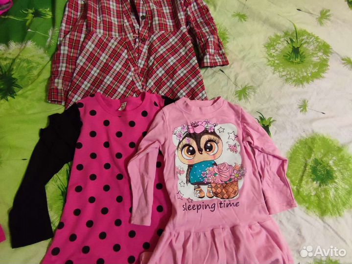 Одежда для девочки пакетом 110 116